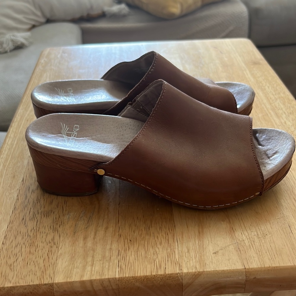 Dansko Maci Mule - Brown Leather - size 38